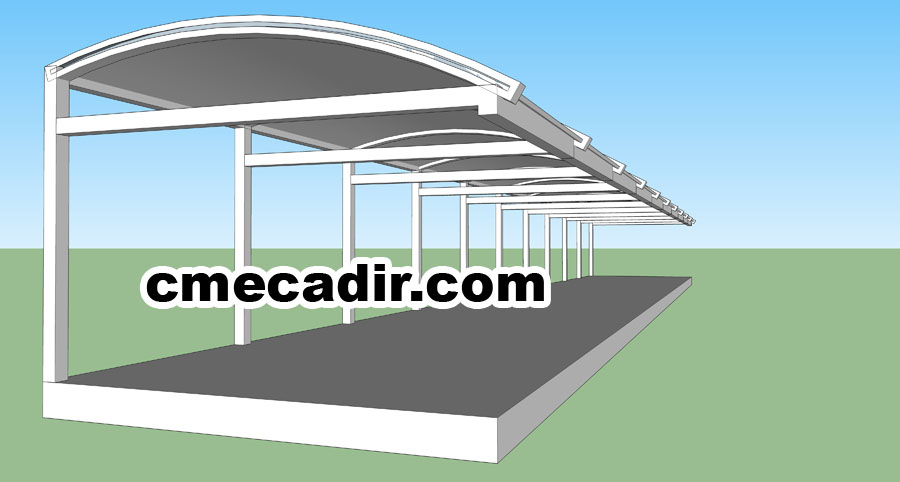 Otopark Çadırı İskeleti