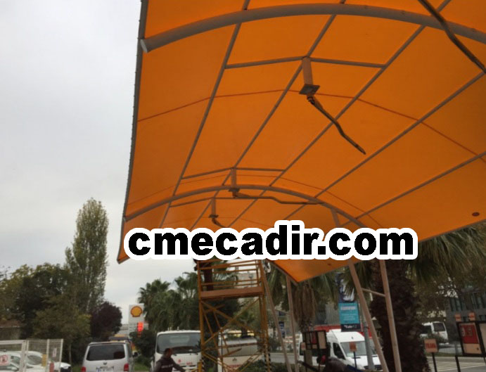 Camel Sarısı Benzin İstasyonu Oto Yıkama