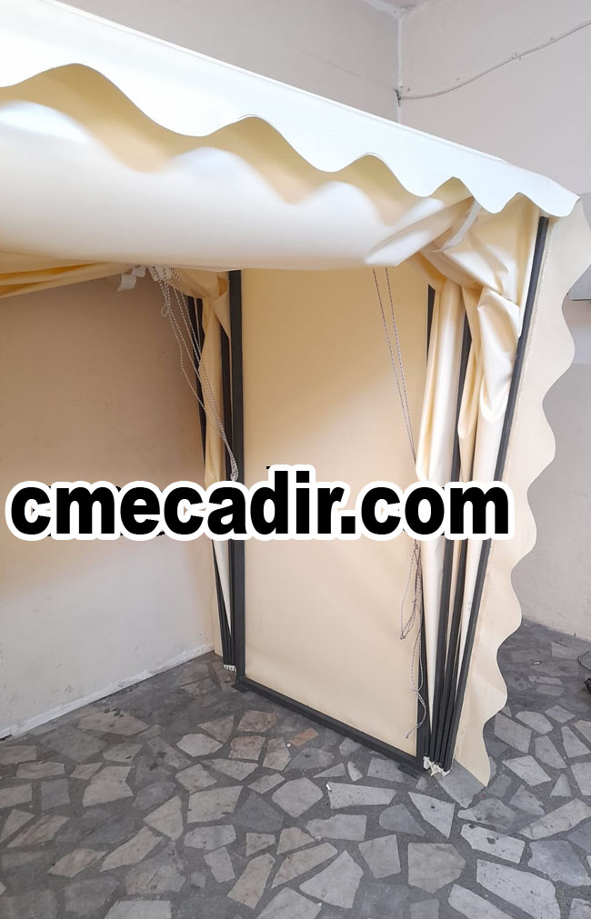 çift taraf açılır portatif garaj