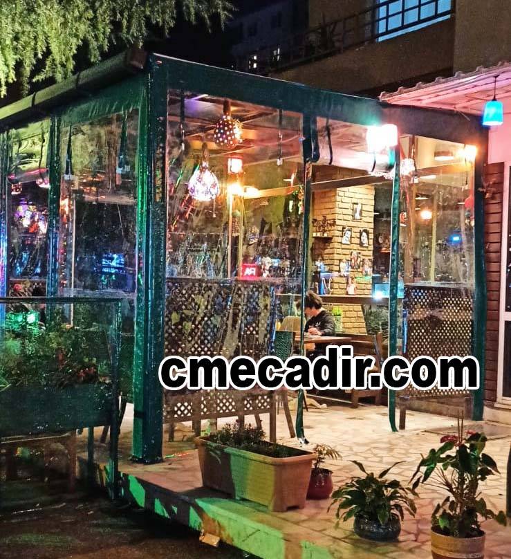 Şeffaf kafe brandası