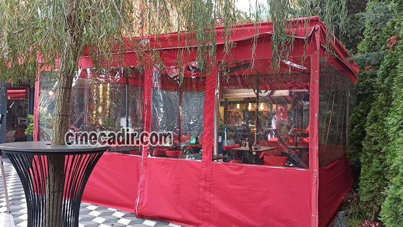 kafe şeffaf branda