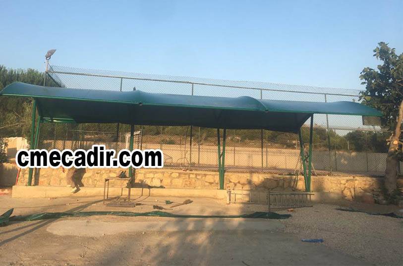 Otopark Çadırı (Önden Görünüm)