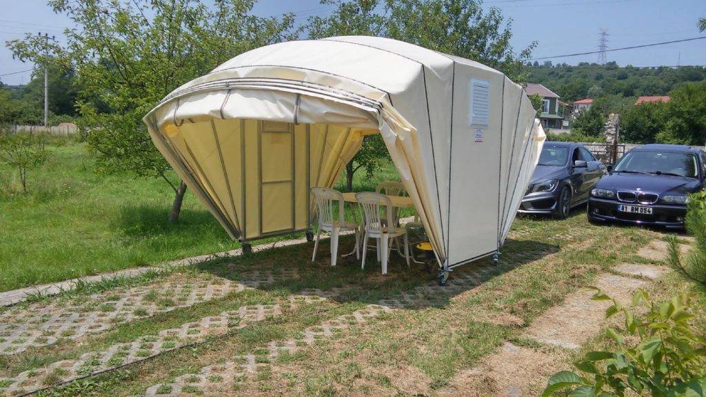 portatif katlanır garaj