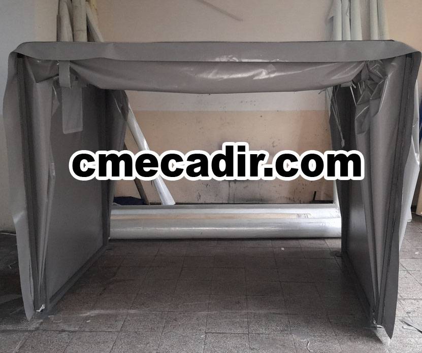 Portatif Garaj ( Her iki tarafı katlanmış)